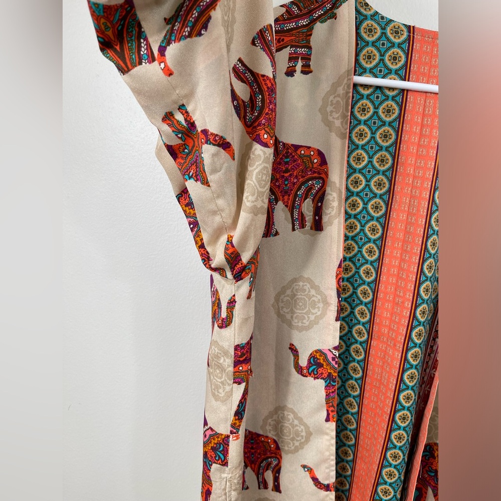 Chico’s Reversible Jacket Open-Front Medallion El… - image 6